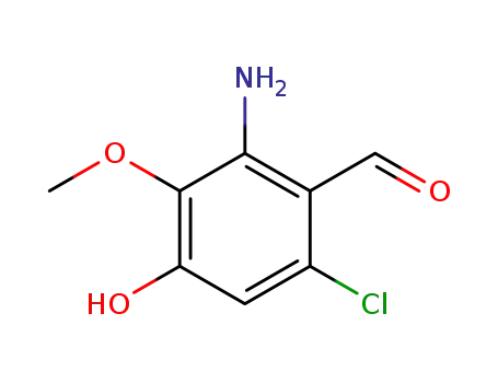 2-amino-6-chloro-4-hydroxy-3-methoxy-benzaldehyde