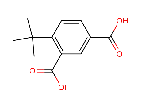 Molecular Structure of 62722-24-1 (4-tert-butyl-1,3-benzenedicarboxylic acid)