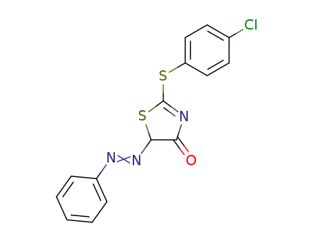 2-(4-chloro-phenylsulfanyl)-thiazole-4,5-dione 5-phenylhydrazone