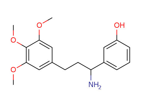 3-[1-amino-3-(3,4,5-trimethoxyphenyl)propyl]phenol cas  6322-19-6