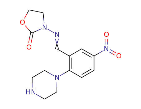 3-(5-nitro-2-piperazin-1-yl-benzylideneamino)-oxazolidin-2-one