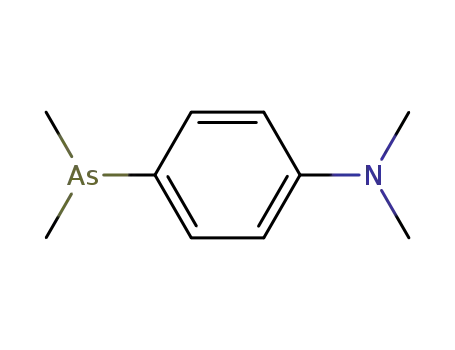 Molecular Structure of 33733-72-1 (Benzenamine, 4-(dimethylarsino)-N,N-dimethyl-)