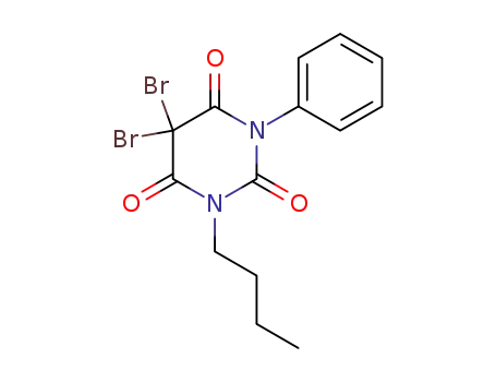 5,5-dibromo-1-butyl-3-phenyl-barbituric acid
