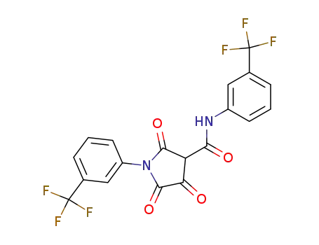 2,4,5-trioxo-1-(3-trifluoromethyl-phenyl)-pyrrolidine-3-carboxylic acid-(3-trifluoromethyl-anilide)
