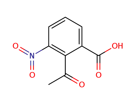 Molecular Structure of 7335-59-3 (2-ACETYL-3-NITROBENZOICACID)