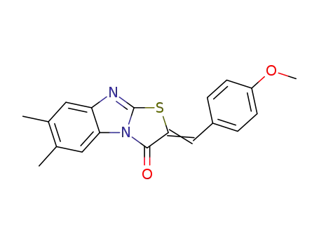 2-(4-methoxy-benzylidene)-6,7-dimethyl-benzo[4,5]imidazo[2,1-<i>b</i>]thiazol-3-one
