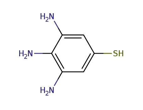 Molecular Structure of 408340-26-1 (Benzenethiol,  3,4,5-triamino-)