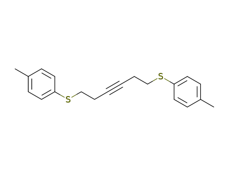 1,6-bis-<i>p</i>-tolylsulfanyl-hex-3-yne