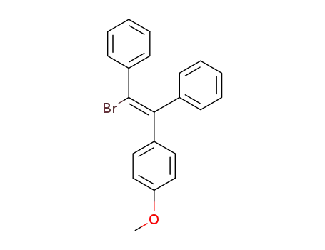 Benzene, 1-(2-bromo-1,2-diphenylethenyl)-4-methoxy-, (Z)-