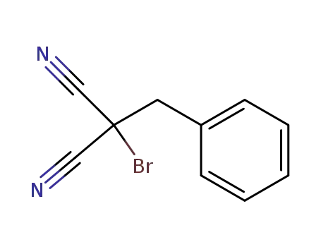 Molecular Structure of 1867-33-0 ([bromo(phenyl)methyl]propanedinitrile)