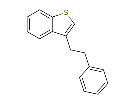 Molecular Structure of 114838-46-9 (Benzo[b]thiophene, 3-(2-phenylethyl)-)