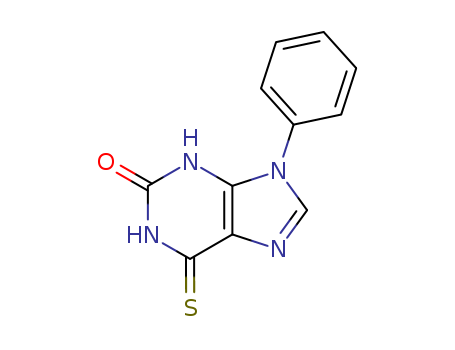 2H-Purin-2-one,1,3,6,9-tetrahydro-9-phenyl-6-thioxo- cas  5444-44-0