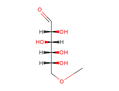 Molecular Structure of 2461-70-3 (D-Glucose, 6-O-methyl-)