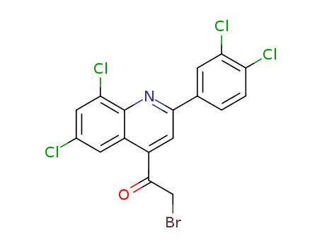 Ethanone,2-bromo-1-[6,8-dichloro-2-(3,4-dichlorophenyl)-4-quinolinyl]-