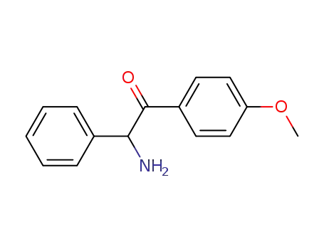 Molecular Structure of 33420-69-8 (Ethanone,  2-amino-1-(4-methoxyphenyl)-2-phenyl-)