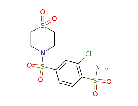Benzenesulfonamide,
2-chloro-4-[(1,1-dioxido-4-thiomorpholinyl)sulfonyl]-