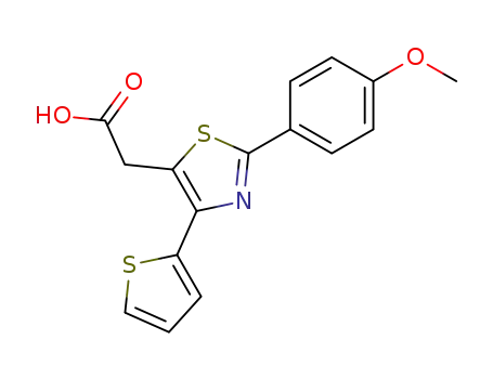 [2-(4-methoxy-phenyl)-4-thiophen-2-yl-thiazol-5-yl]-acetic acid
