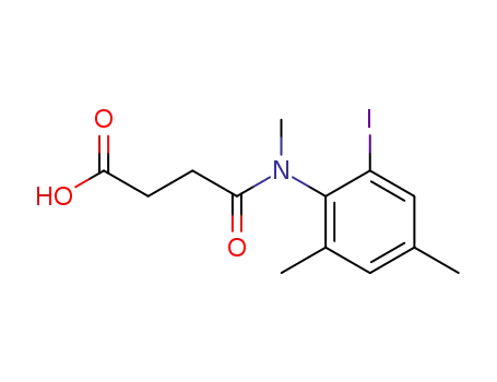 (+/-)-<i>N</i>-(6-iodo-2,4-dimethyl-phenyl)-<i>N</i>-methyl-succinamic acid