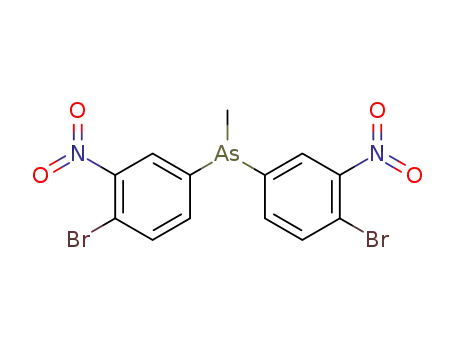 bis(4-bromo-3-nitrophenyl)(methyl)arsane