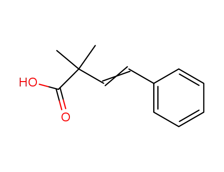 Molecular Structure of 4405-27-0 ((E)-2,2-dimethyl-4-phenyl-but-3-enoic acid)
