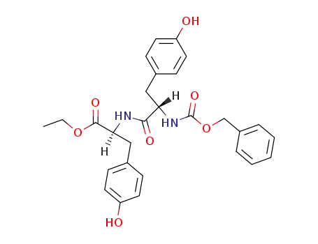 Molecular Structure of 4142-95-4 (L-Tyrosine, N-[N-[(phenylmethoxy)carbonyl]-L-tyrosyl]-, ethyl ester)