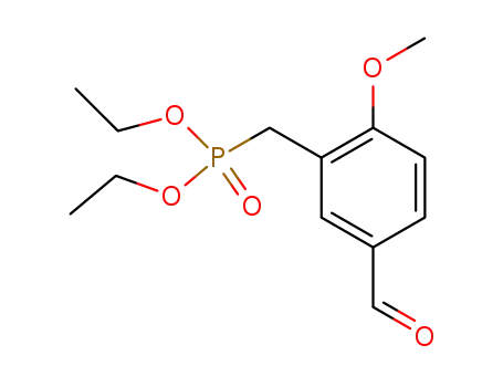 6-Methoxy-3-formylbenzylphosphonsaeurediethylester