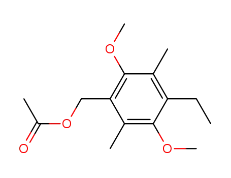 1-acetoxymethyl-4-ethyl-2,5-dimethoxy-3,6-dimethyl-benzene
