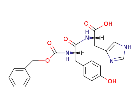 Molecular Structure of 63023-96-1 (L-Histidine, N-[N-[(phenylmethoxy)carbonyl]-L-tyrosyl]-)
