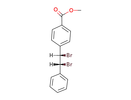 (+/-)-<i>erythro</i>-α.α'-dibromo-bibenzyl-carboxylic acid-(4)-methyl ester