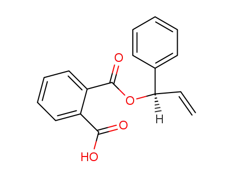 Molecular Structure of 27850-38-0 (phthalic acid mono-((<i>R</i>)-1-phenyl-allyl ester))