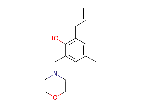 4-methyl-2-(morpholinomethyl)-6-allylphenol