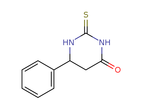6-phenyl-2-sulfanylidene-1,3-diazinan-4-one cas  6300-96-5
