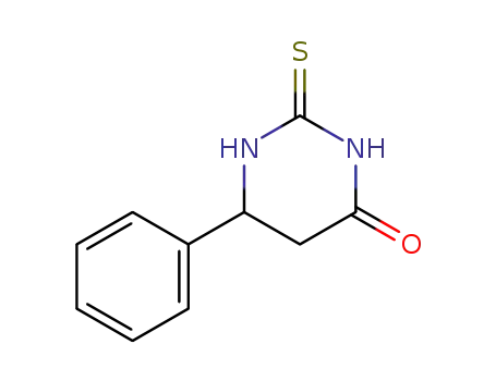 Molecular Structure of 6300-96-5 (6-phenyl-2-thioxotetrahydropyrimidin-4(1H)-one)