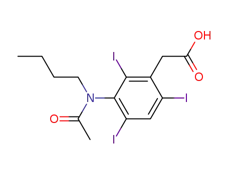 [3- (N- 부틸 아세틸 아미노) -2,4,6- 트리 요오도 페닐] 아세트산