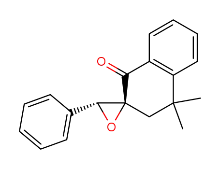 (2<i>RS</i>,3'<i>SR</i>)-4,4-dimethyl-3'-phenyl-3,4-dihydro-spiro[naphthalen-2,2'-oxiran]-1-one