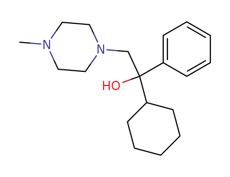 1-Piperazineethanol, a-cyclohexyl-4-methyl-a-phenyl-