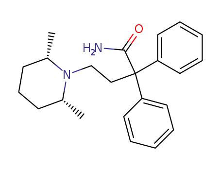 cis-2,6-dimethyl-α,α-diphenyl-1-piperidinebutanamide