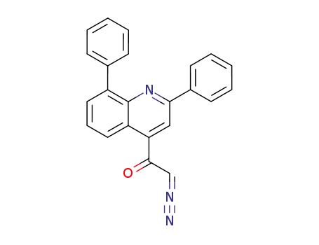 2-diazo-1-(2,8-diphenyl-[4]quinolyl)-ethanone