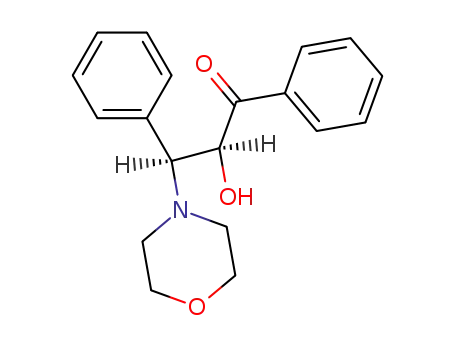Molecular Structure of 67295-26-5 (2-HYDROXY-3-MORPHOLINO-1,3-DIPHENYL-1-PROPANONE)