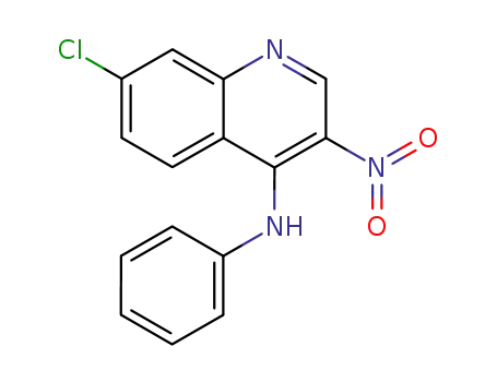 (7-chloro-3-nitro-[4]quinolyl)-phenyl-amine