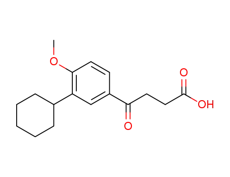 4-(3-cyclohexyl-4-methoxy-phenyl)-4-oxo-butyric acid