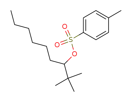 Molecular Structure of 25966-59-0 (3-Nonanol, 2,2-dimethyl-, 4-methylbenzenesulfonate)