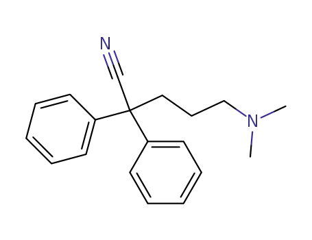 Molecular Structure of 6306-95-2 (5-(dimethylamino)-2,2-diphenylpentanenitrile)