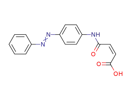 Molecular Structure of 5422-79-7 (2-Butenoic acid, 4-oxo-4-[4-[(phenylazo)phenyl]amino]-, (Z)-)