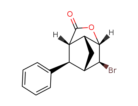 (+/-)-6<i>c</i>-bromo-7<i>anti</i>-phenyl-(3a<i>r</i>)-hexahydro-3,5-methano-cyclopenta[<i>b</i>]furan-2-one