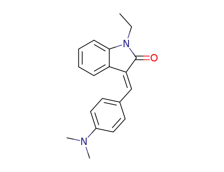 1-ethyl-3-(4-dimethylamino-benzylidene)-indolin-2-one