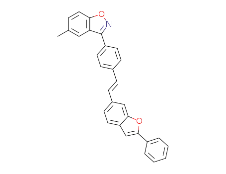 5-methyl-3-{4-[<i>trans</i>-2-(2-phenyl-benzofuran-6-yl)-vinyl]-phenyl}-benzo[<i>d</i>]isoxazole