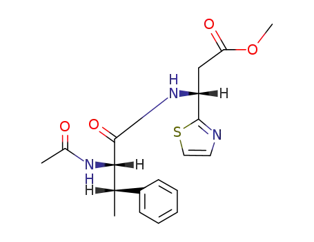 (<i>R</i>)-3-(L<sub>s</sub>-<i>threo</i>-2-acetylamino-3-phenyl-butyrylamino)-3-thiazol-2-yl-propionic acid methyl ester