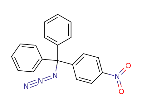 Molecular Structure of 13189-74-7 (4-nitro-trityl azide)