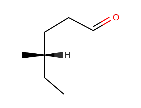Molecular Structure of 32751-95-4 ((4S)-4-methylhexanal)